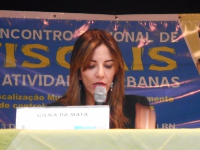 Dra. Gilka da Mata, Promotora de Justiça de Defesa de Meio Ambiente da Comarca de Natal